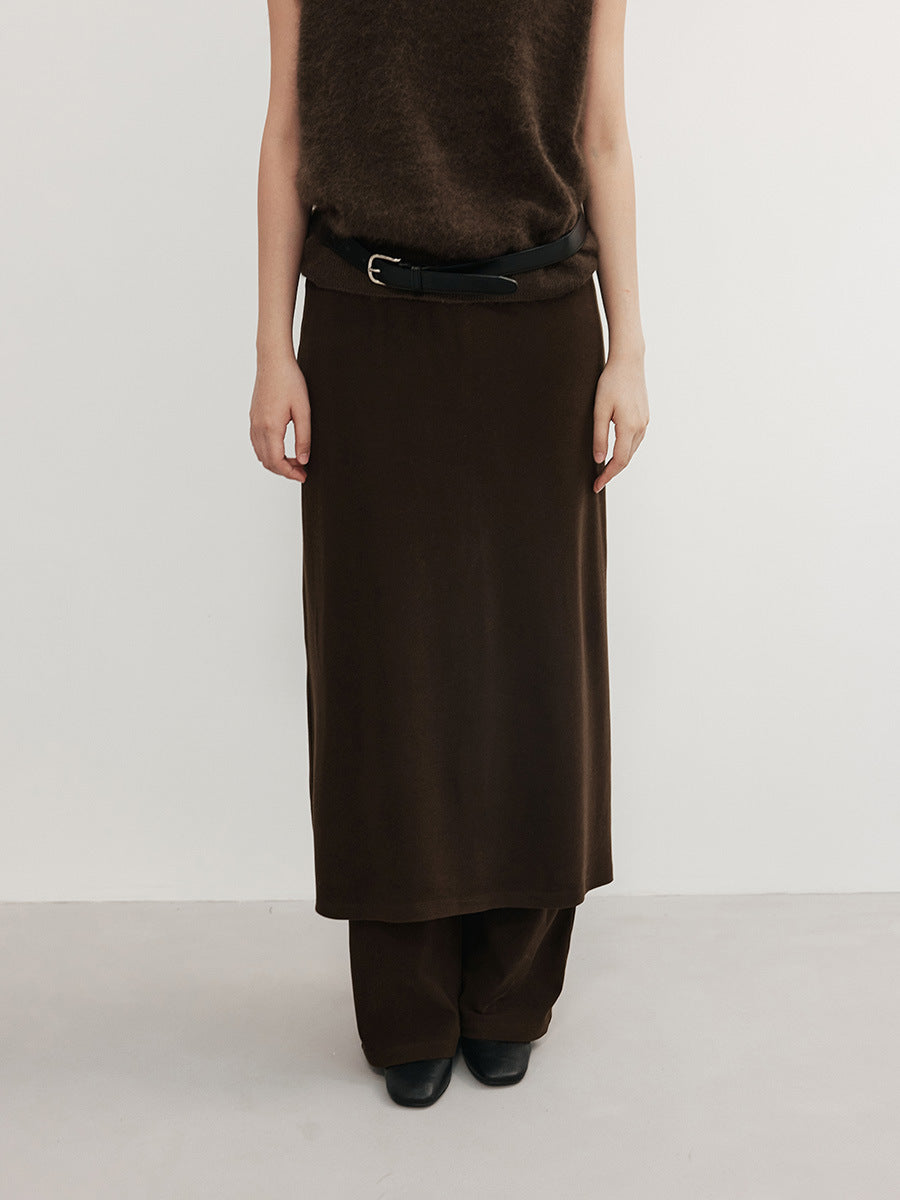 Two-piece Soft Skirt Pants