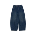 Classic High-waisted Washed Silhouette Jeans