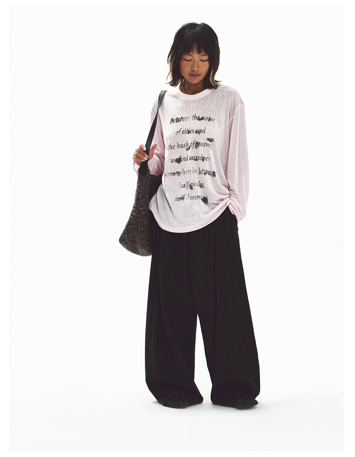 Comfortable Drape Drawstring Elastic Waist Casual Pants