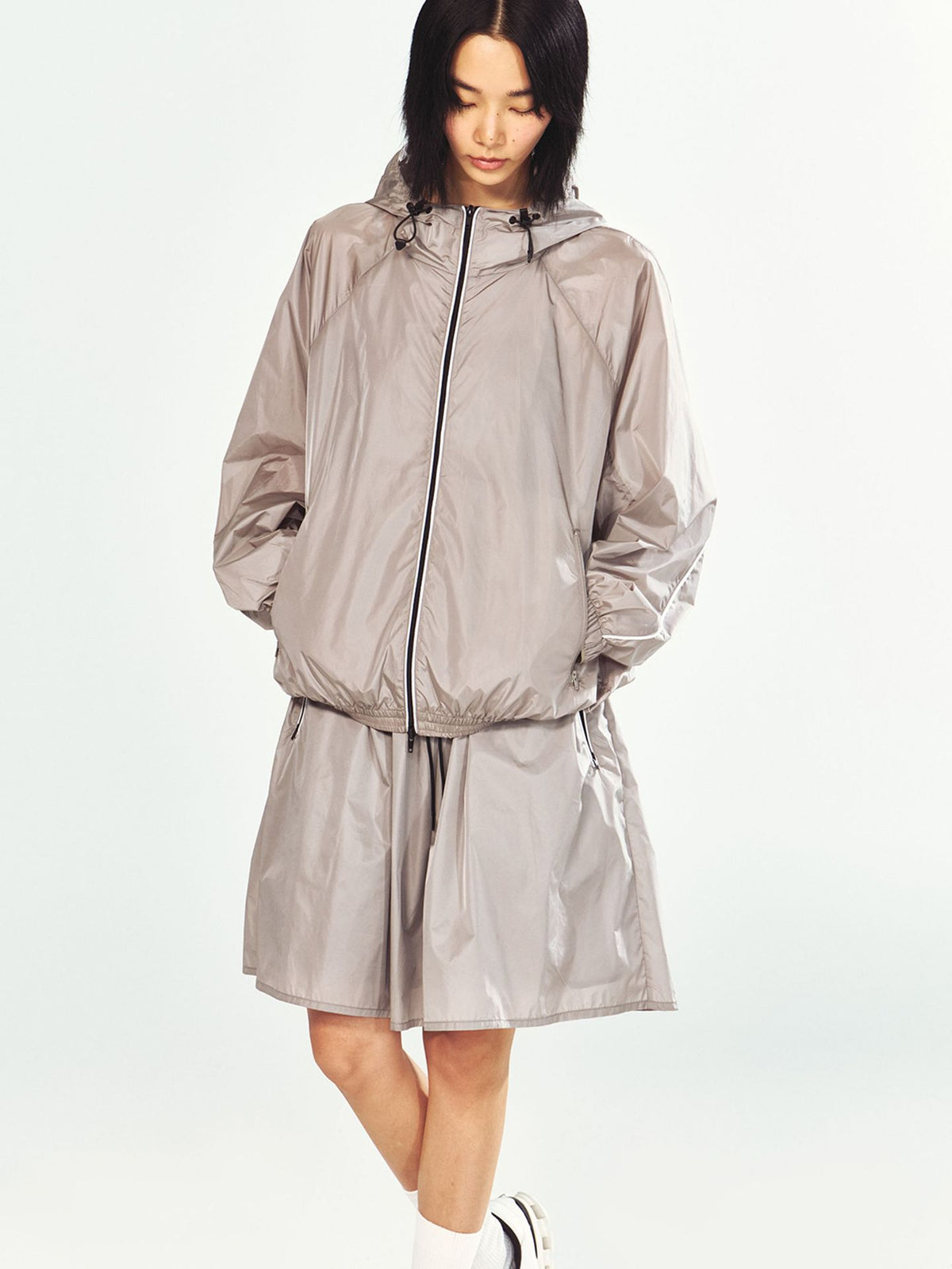 Unisex Stylish Sporty Long-sleeve Hooded Jacket