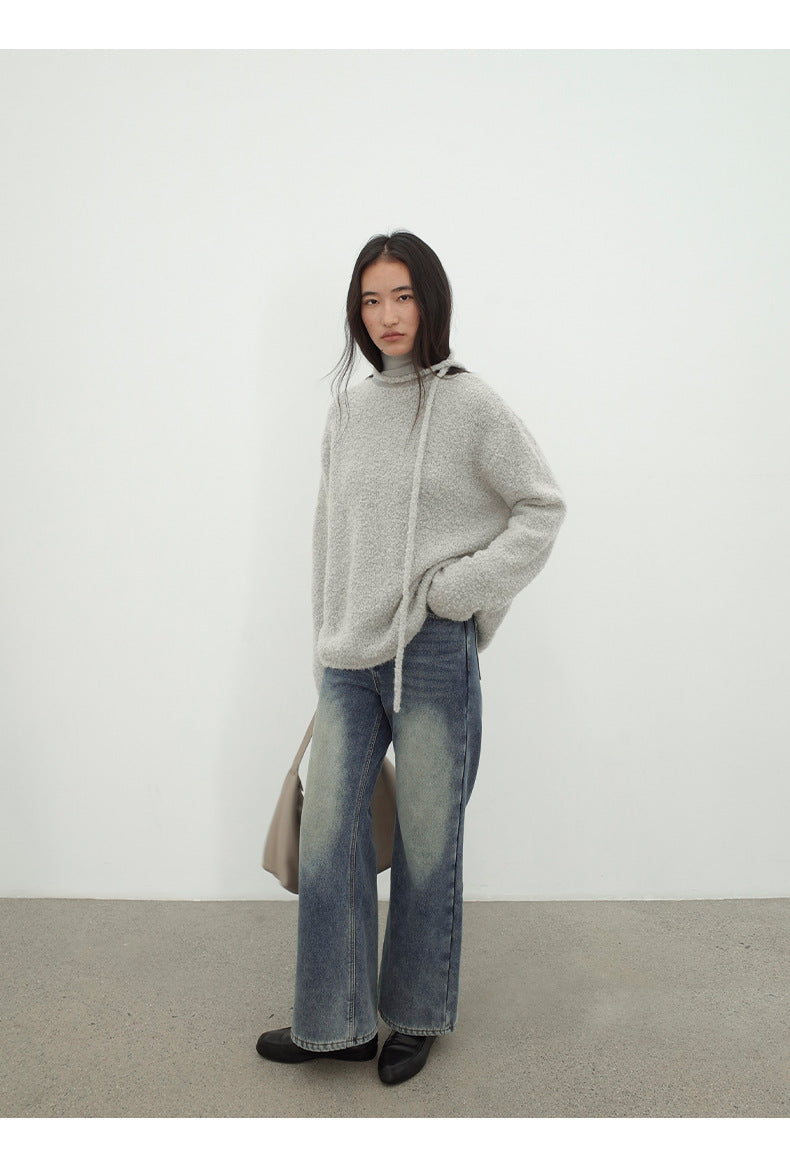 Washed High-Waist Supermodel Flared Jeans