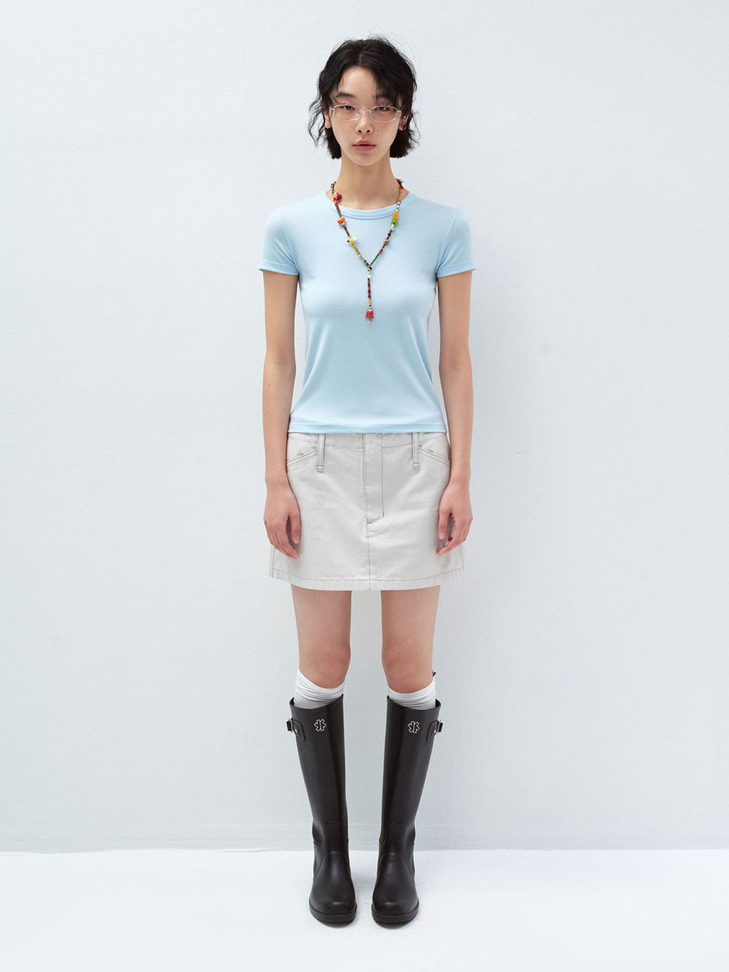 Crew Neck Slim T-shirt