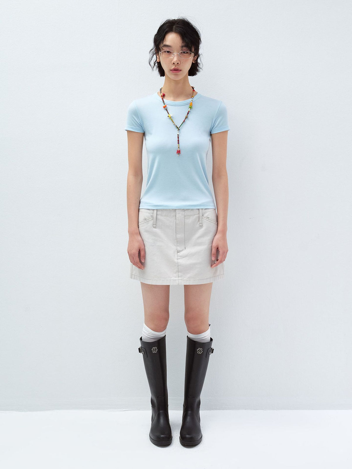 Crew Neck Slim T-shirt