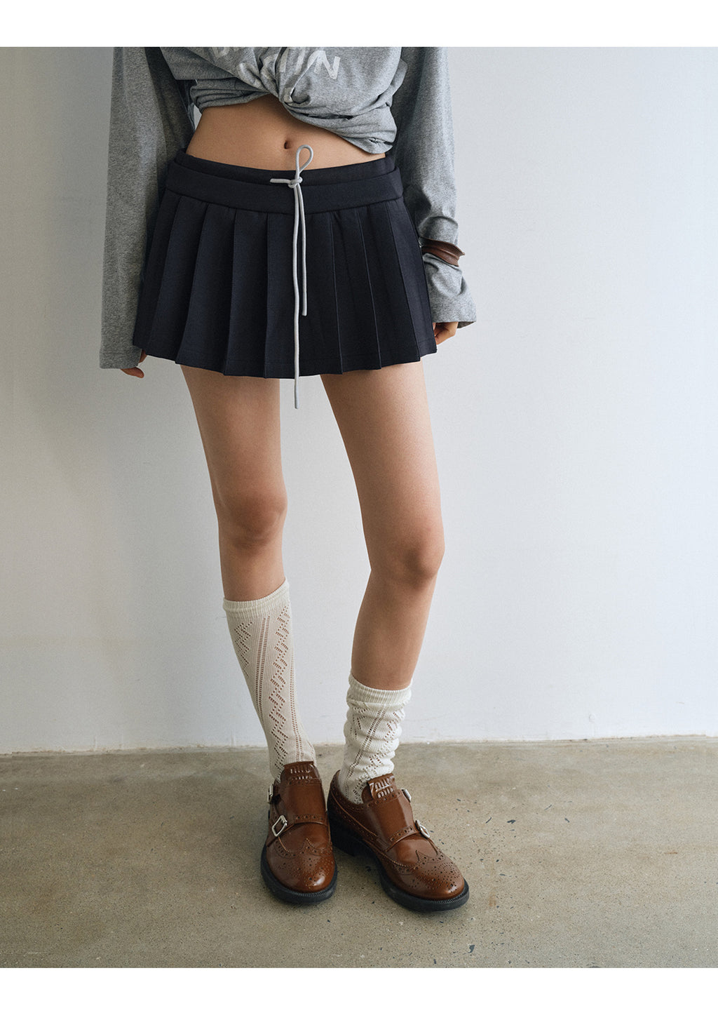 Classic Versatile Pleated Mini Skirt