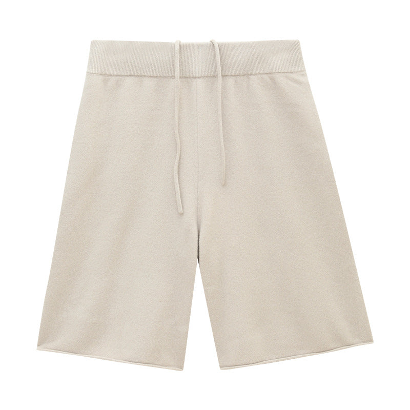100% Wool Knee-Length Shorts