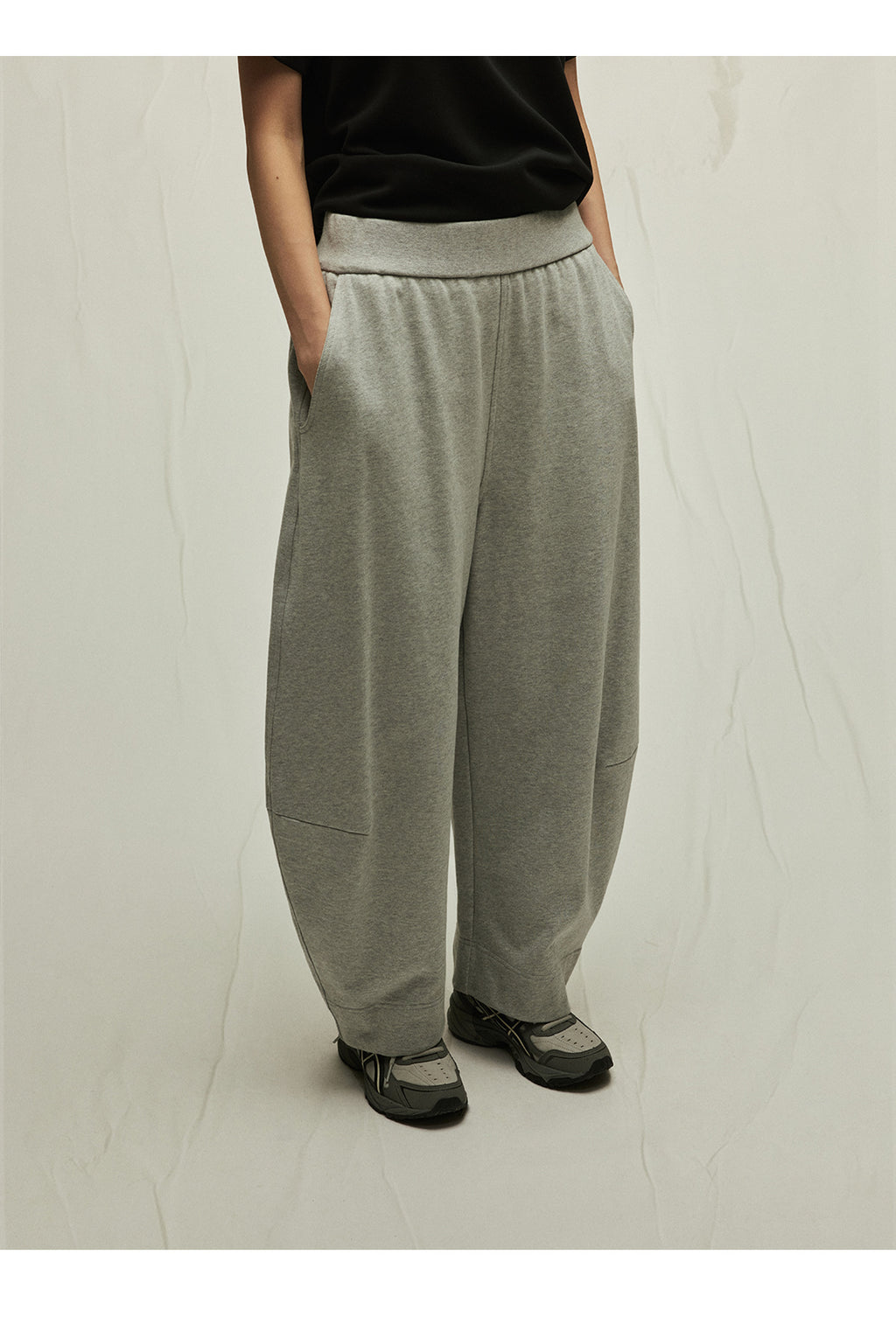 Comfortable Baggy Low-Rise Cotton Sweatpants