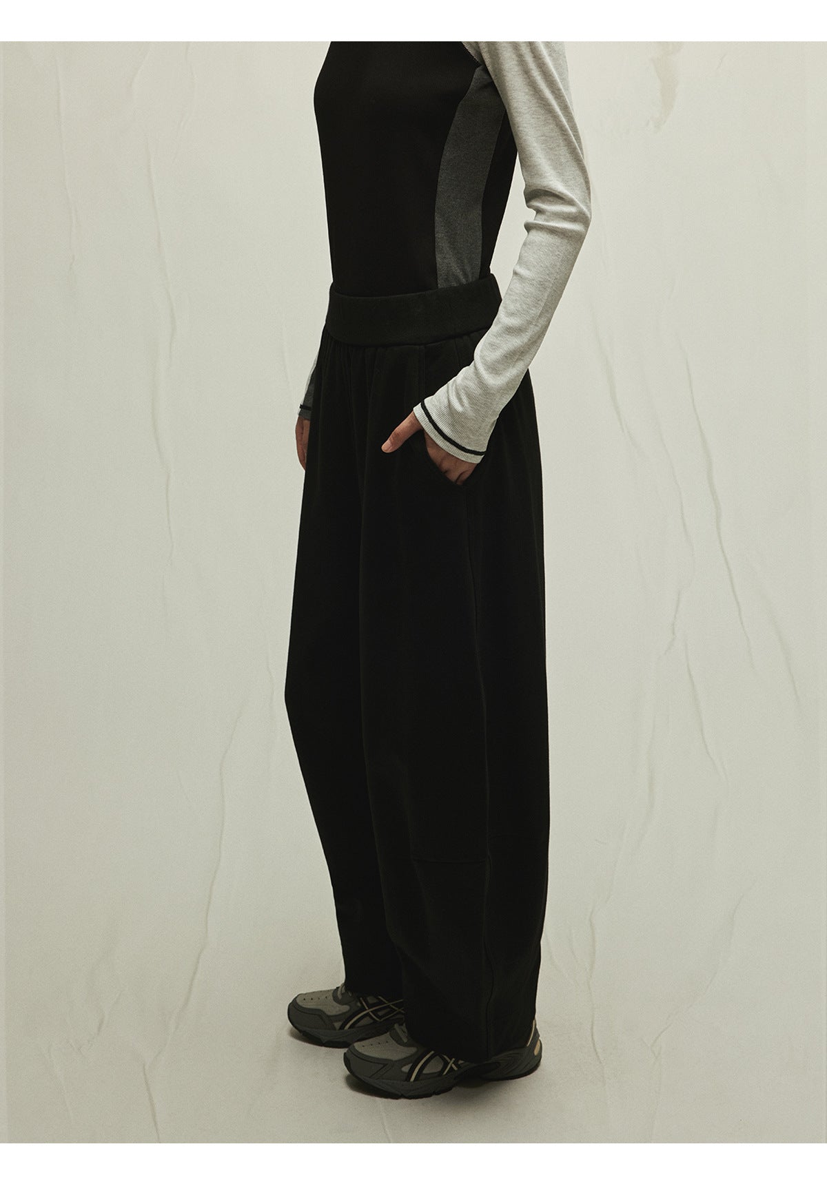 Comfortable Baggy Low-Rise Cotton Sweatpants