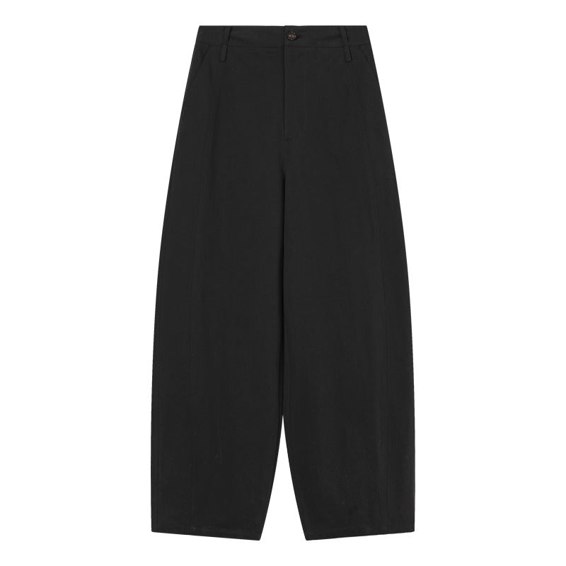 Casual High Waist Straight-Leg Pants