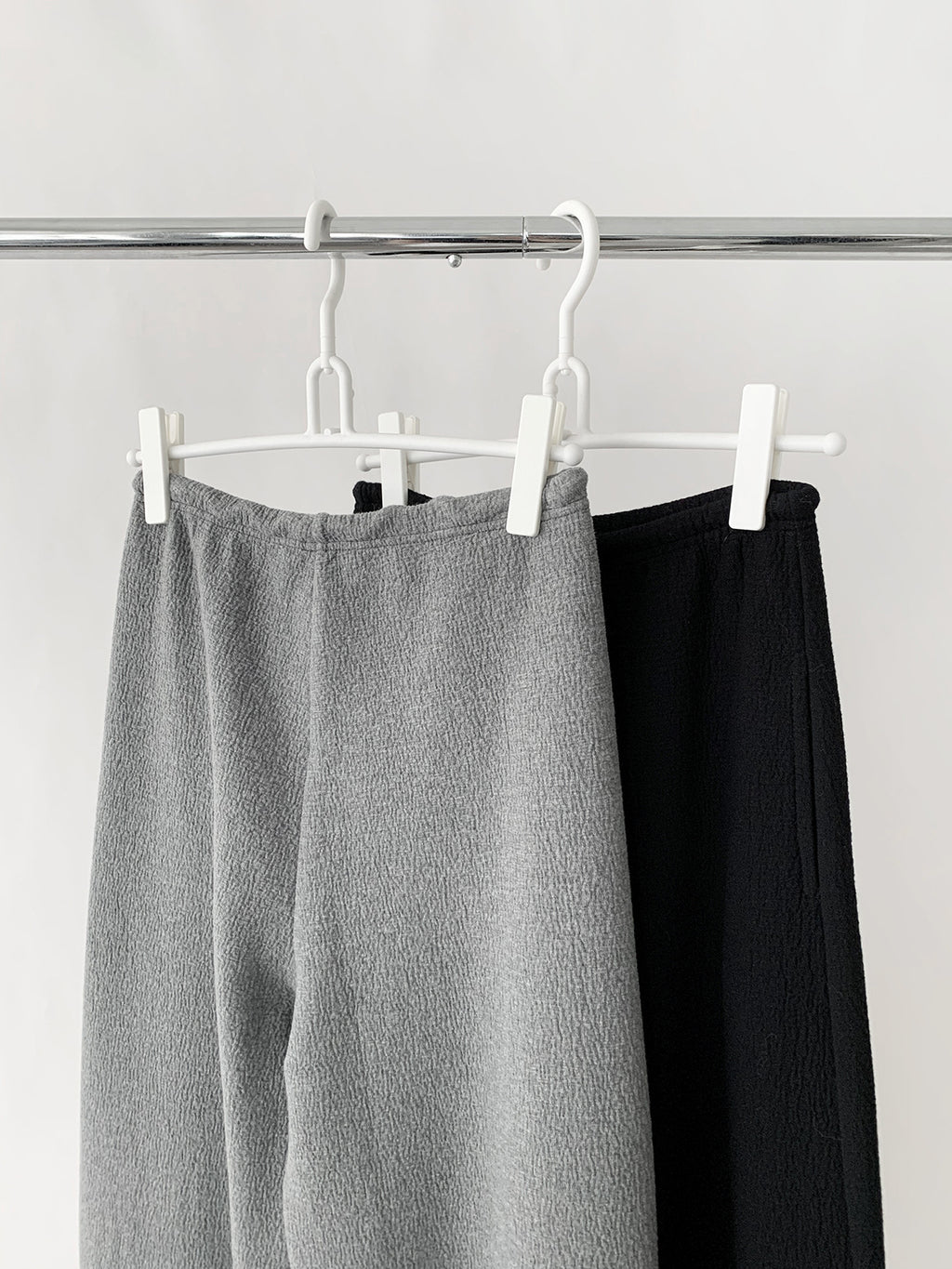 Drawstring Wide Leg Textured Sweatpants