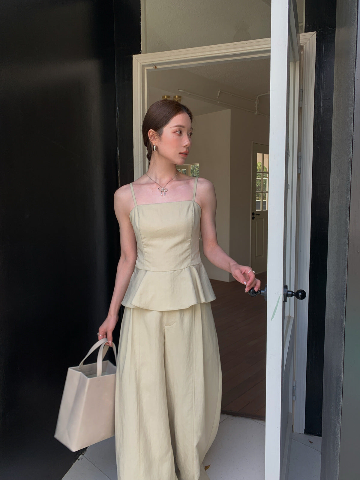 Peplum Cami Top