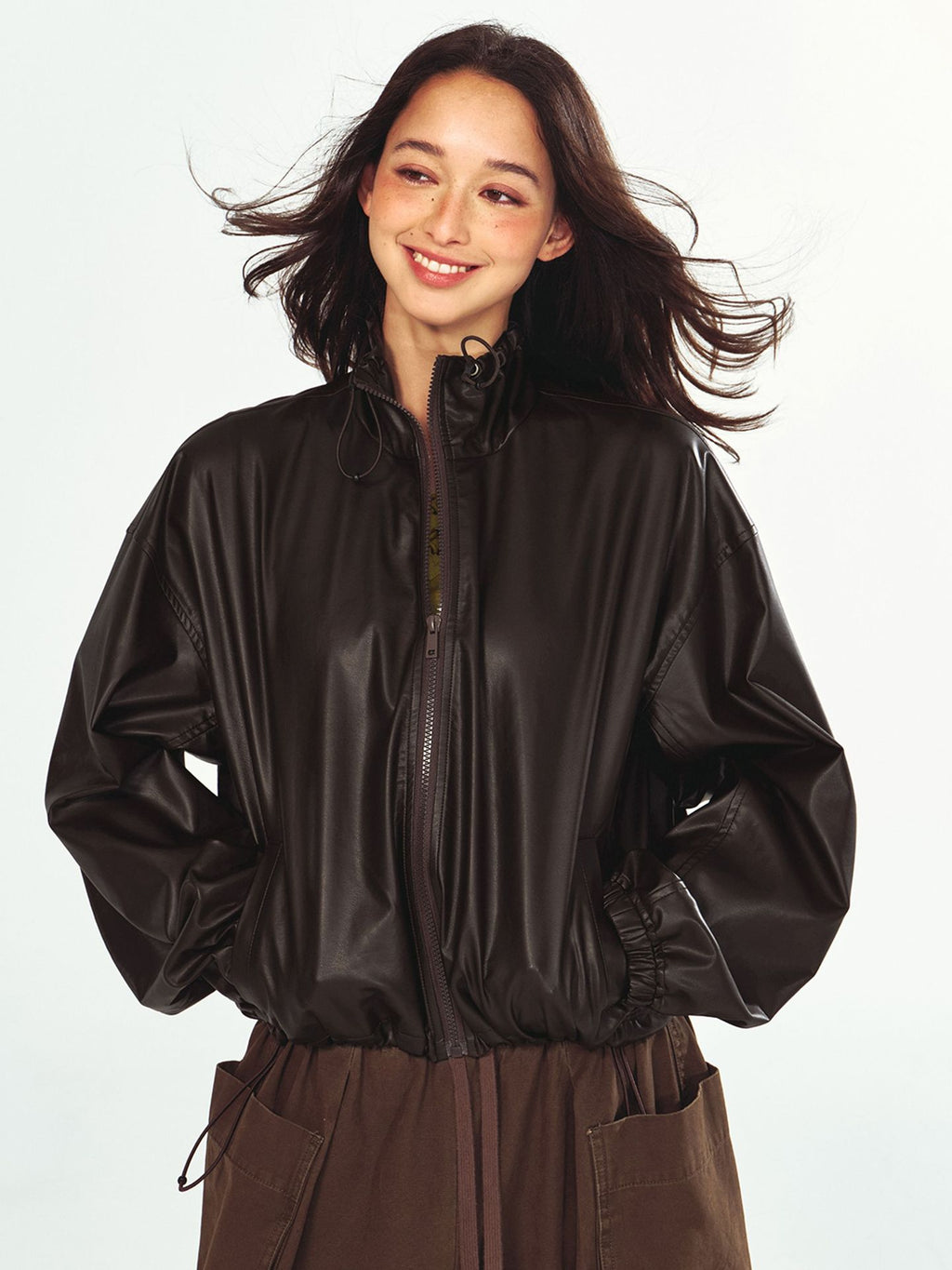 Lightweight Stylish Faux Leather Jacket