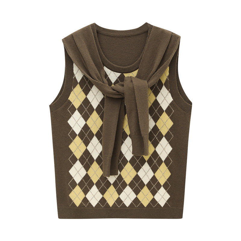 Heritage Argyle Australian Wool Sleeveless Vest