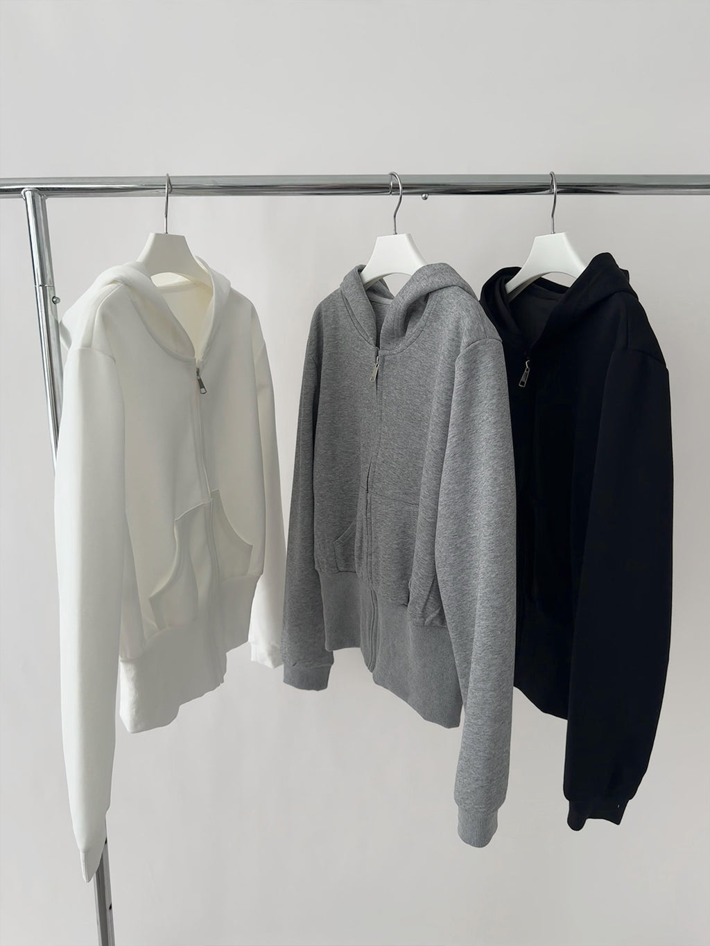 Soft Fleece Zip-Up Hoodie