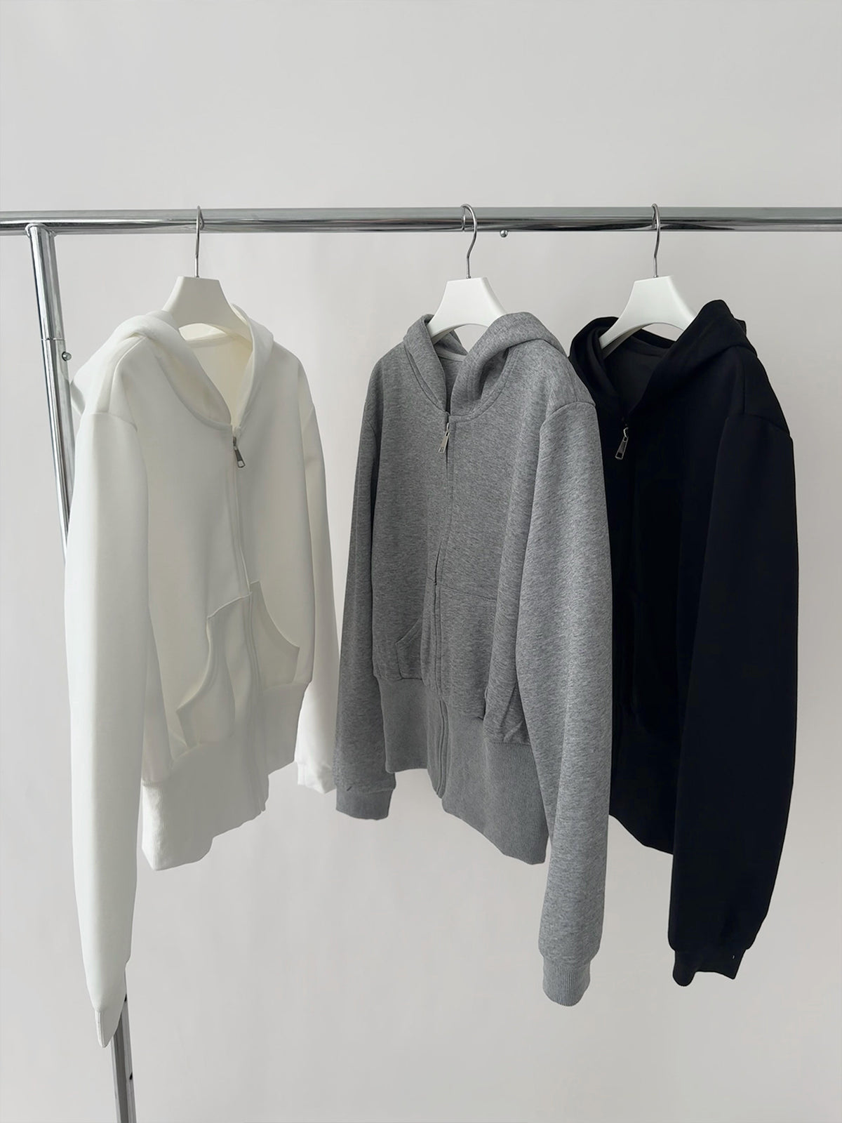 Soft Fleece Zip-Up Hoodie