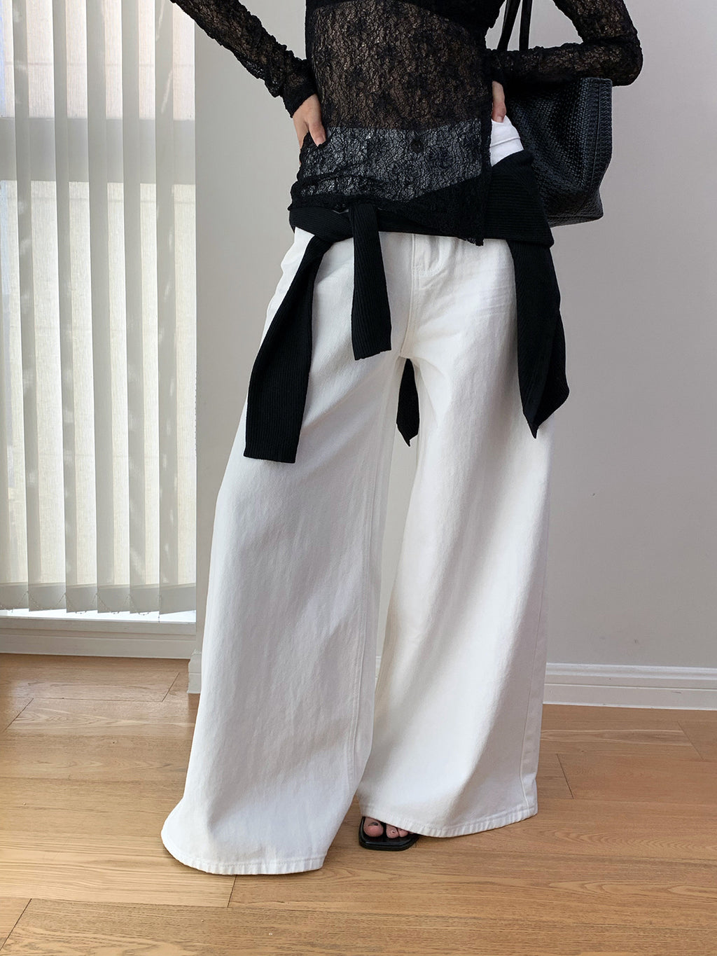 Wide-leg Baggy Casual Jeans