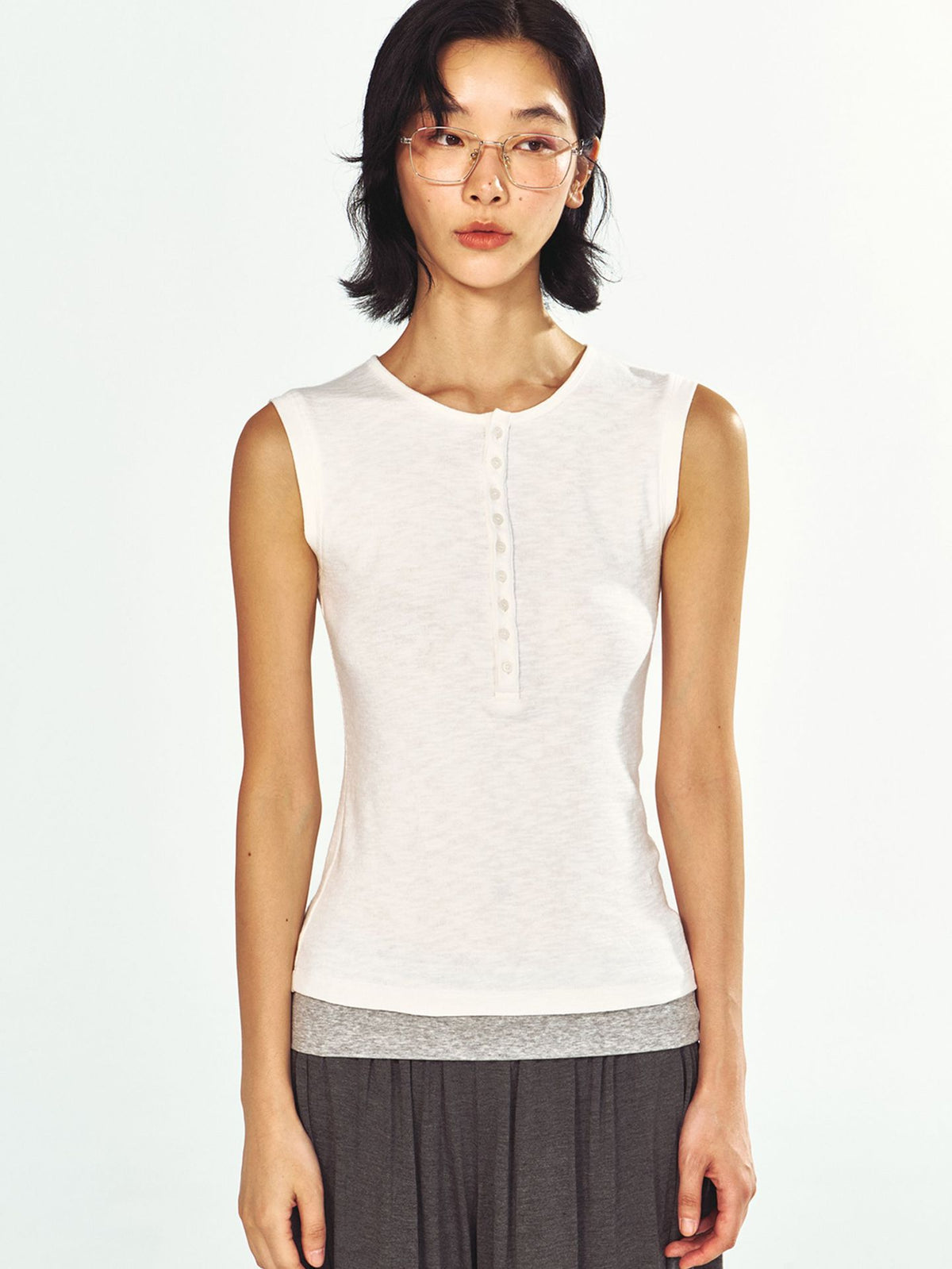 Sleeveless Slim Fit Tank Top