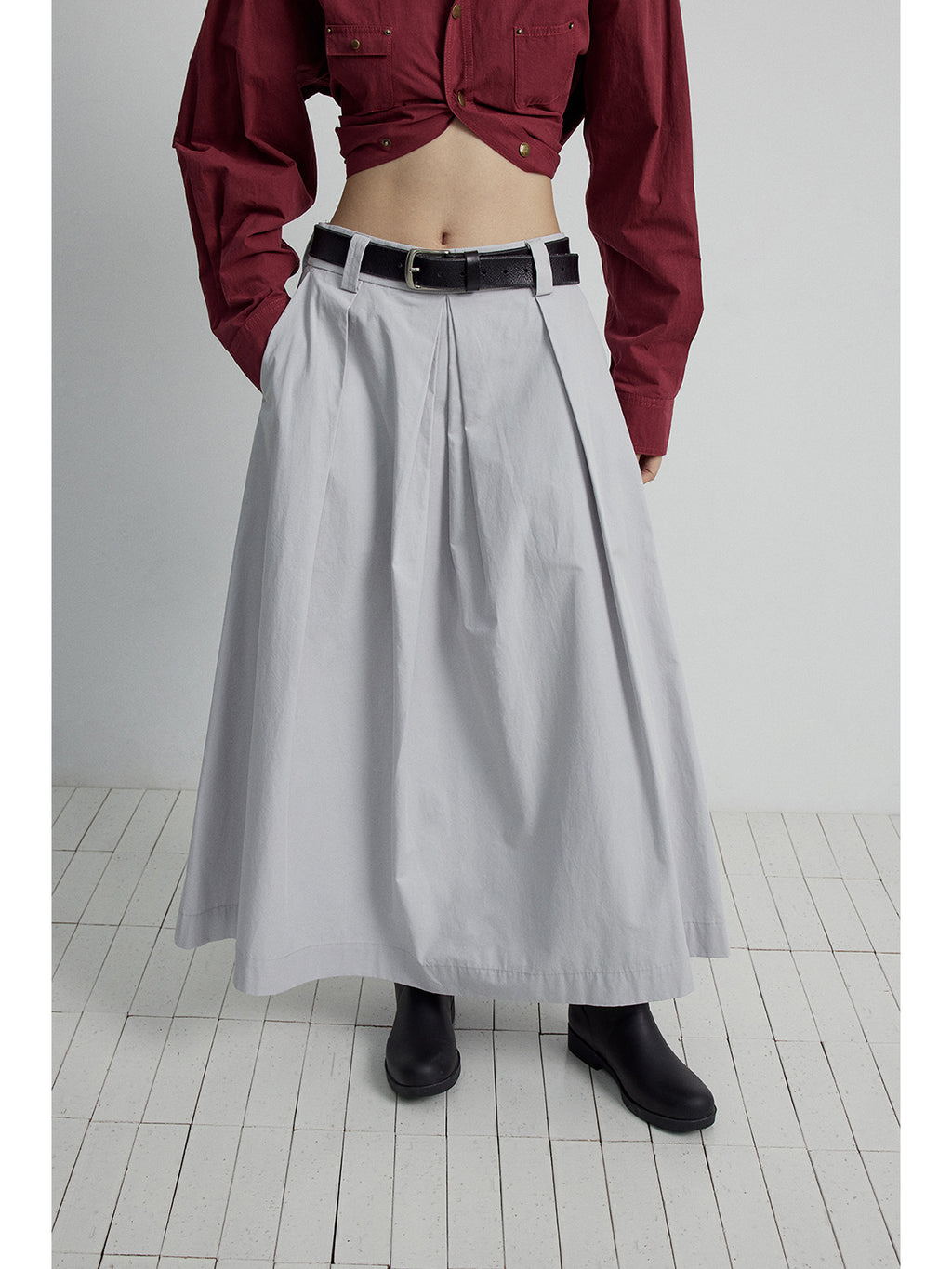 Folding Umbrella Skirt with Pockets