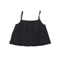 Cotton Buttoned Square Neck Tank Top