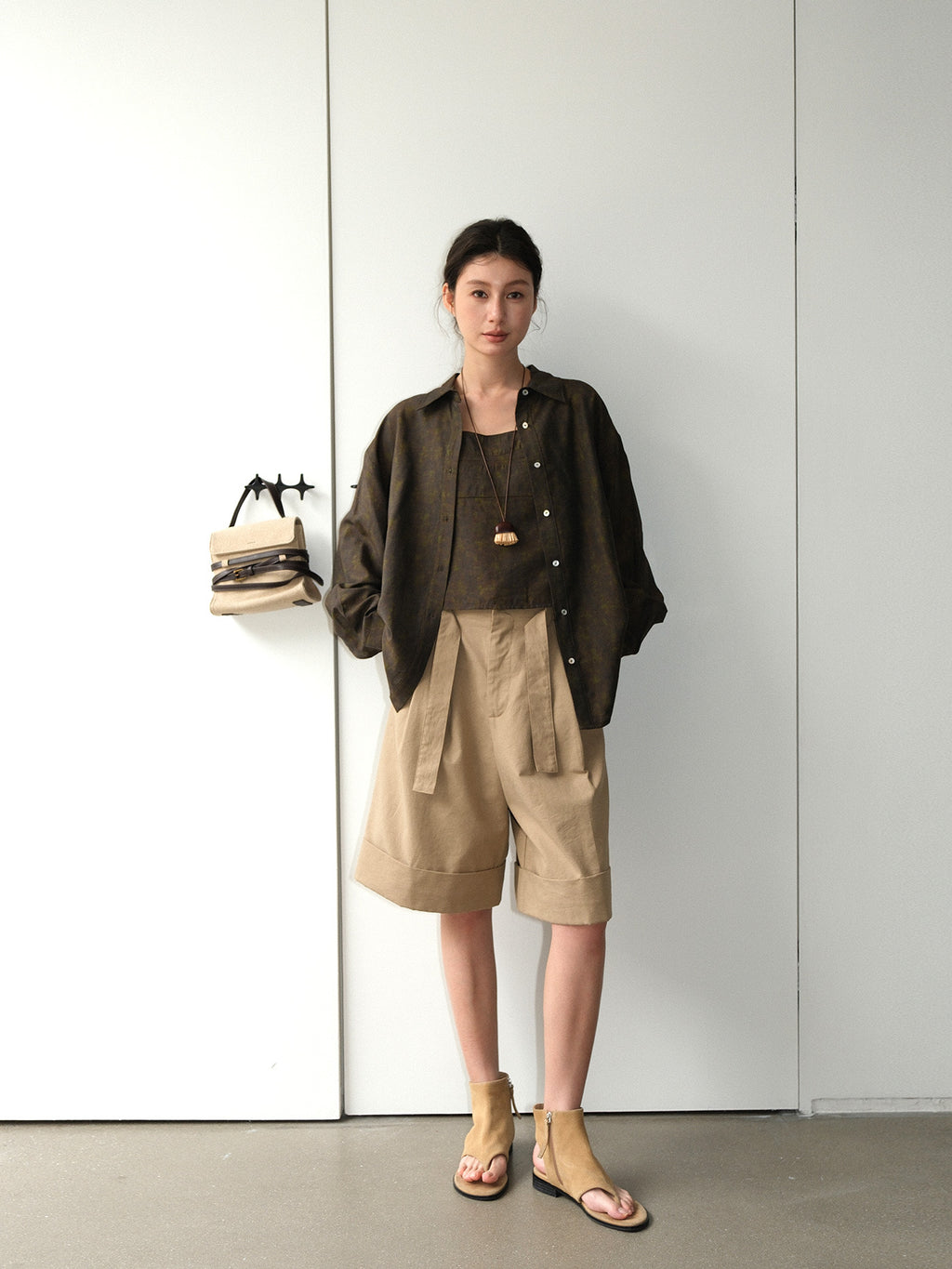 Tie-dye Print Two-piece Shirt