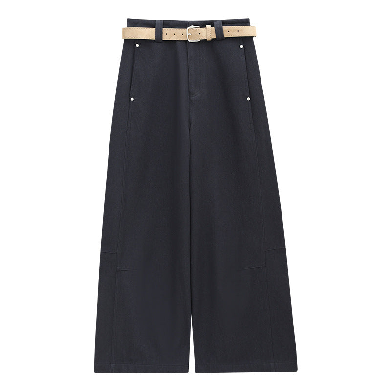 High Waist Wide Leg Utility Pants
