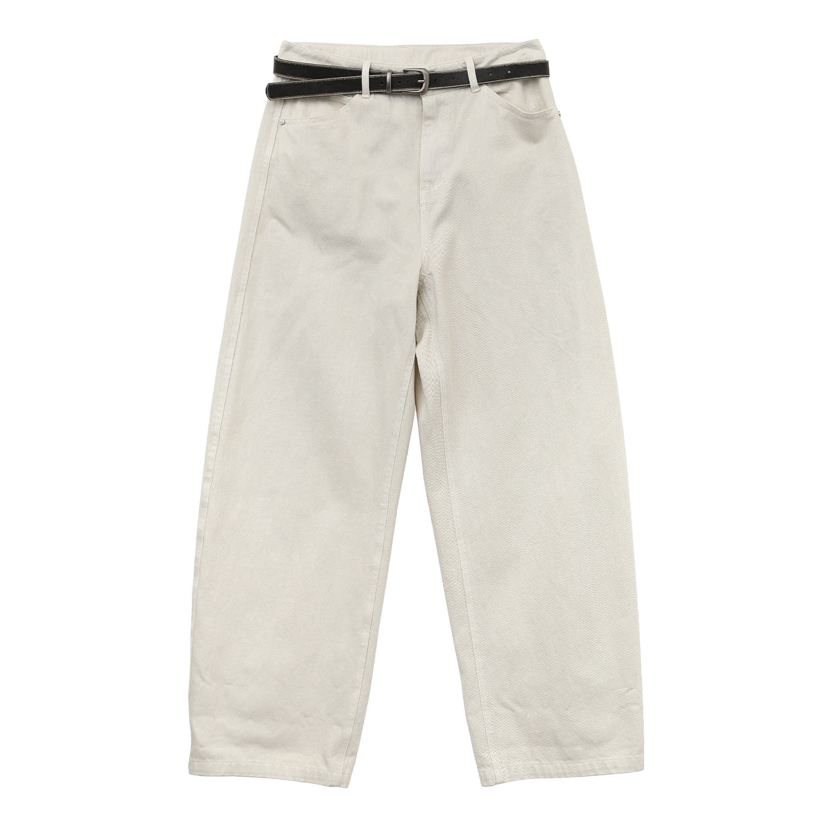 Straight-Leg Casual Pants