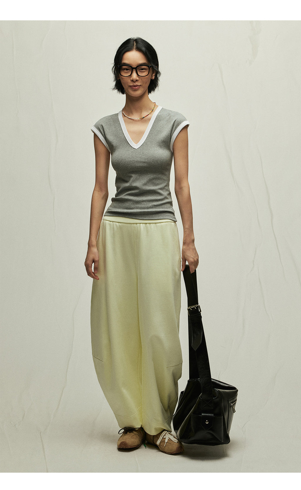Comfortable Baggy Low-Rise Cotton Sweatpants