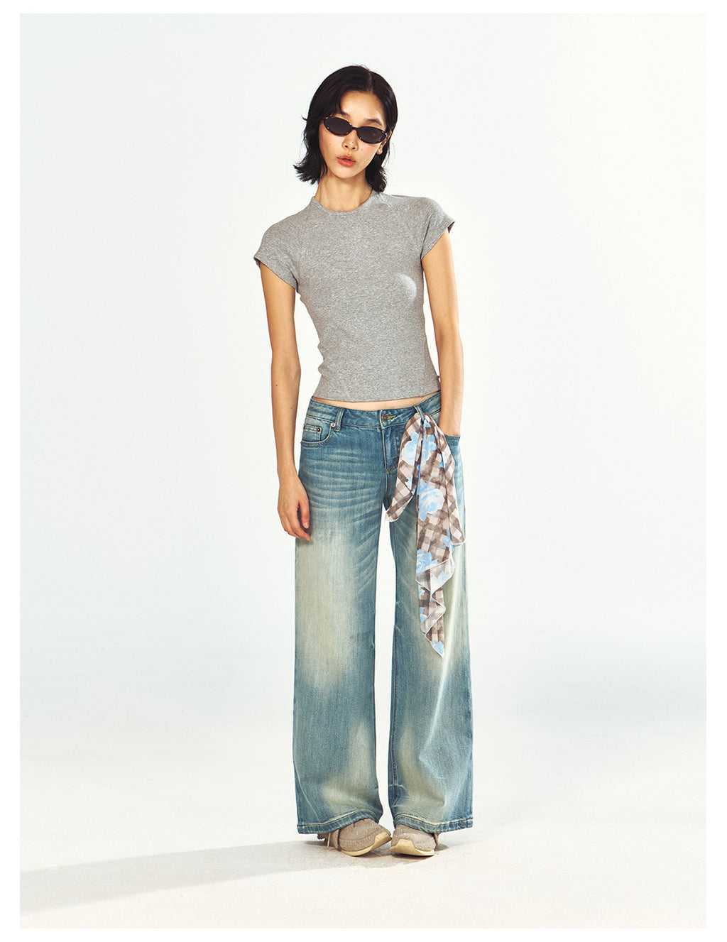 Low-rise Straight-leg Versatile Jeans