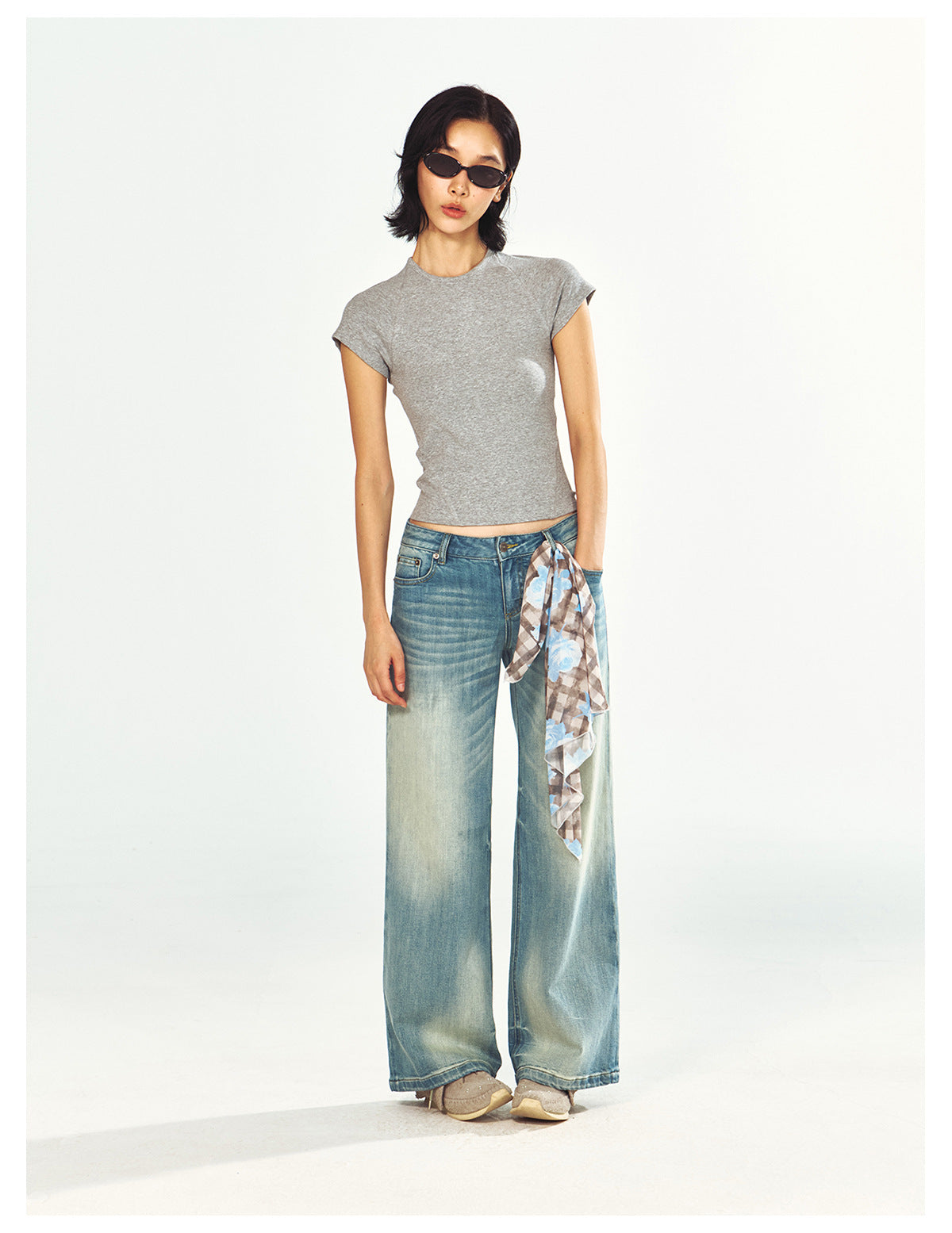 Low-rise Straight-leg Versatile Jeans