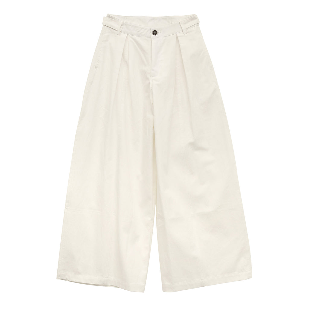 Pleated Casual Wide-leg Pants