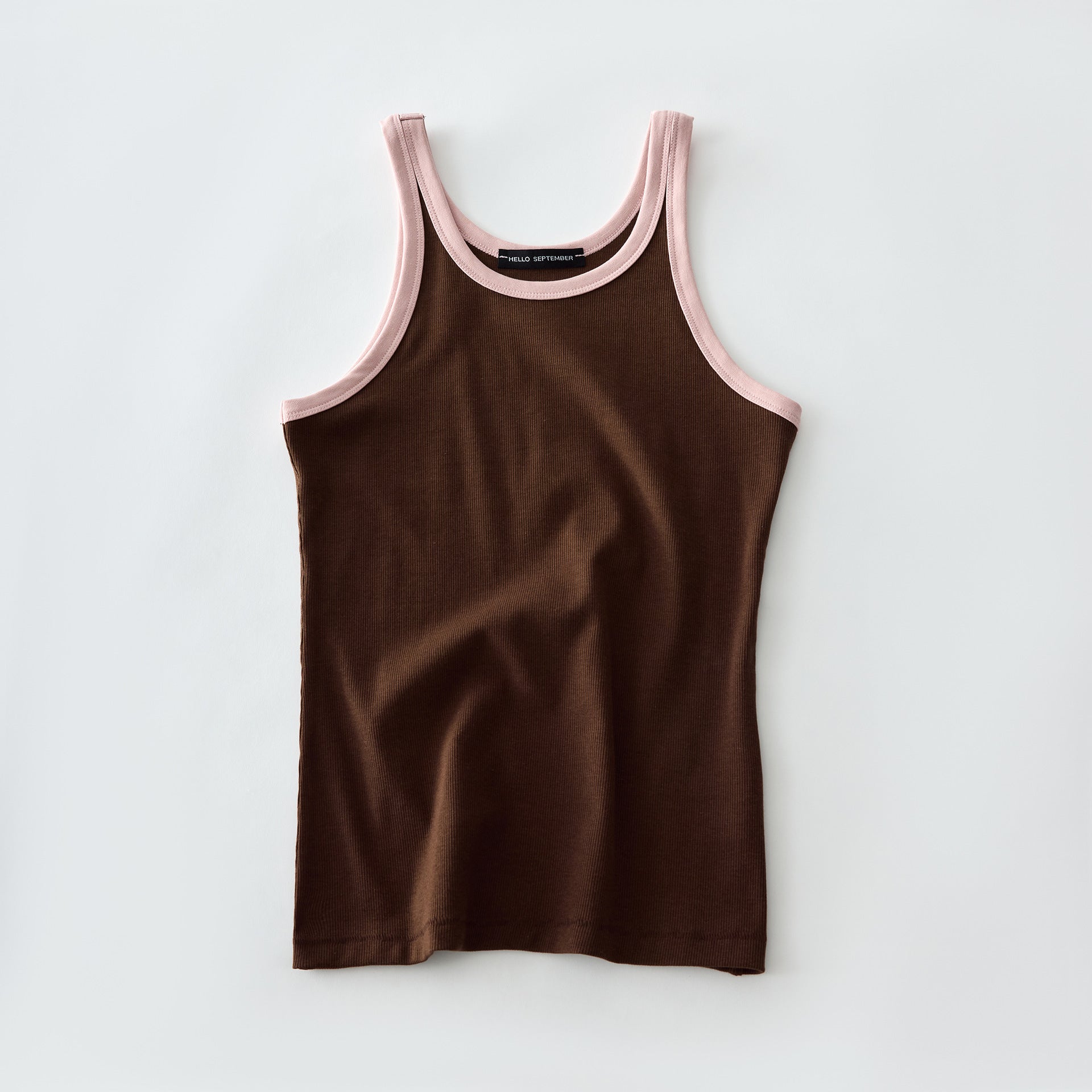 Layered Color-Blocking Casual Tank Top