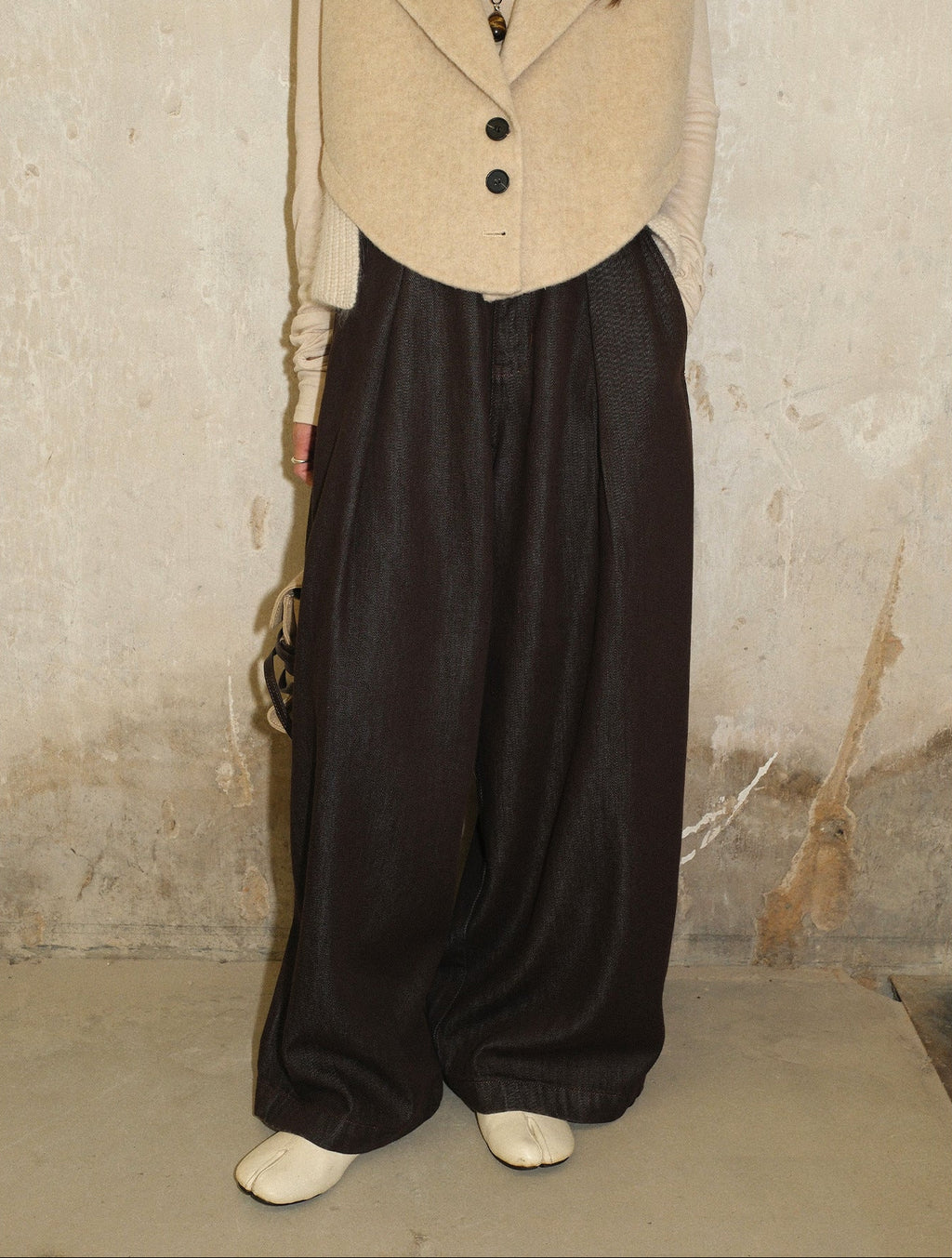 Wide-Leg Loose Long Baggy Pants