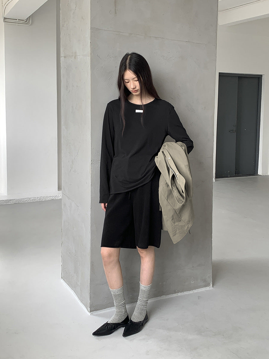 100% Wool Knee-Length Shorts