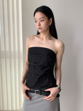 Pleated Versatile Bandeau Top