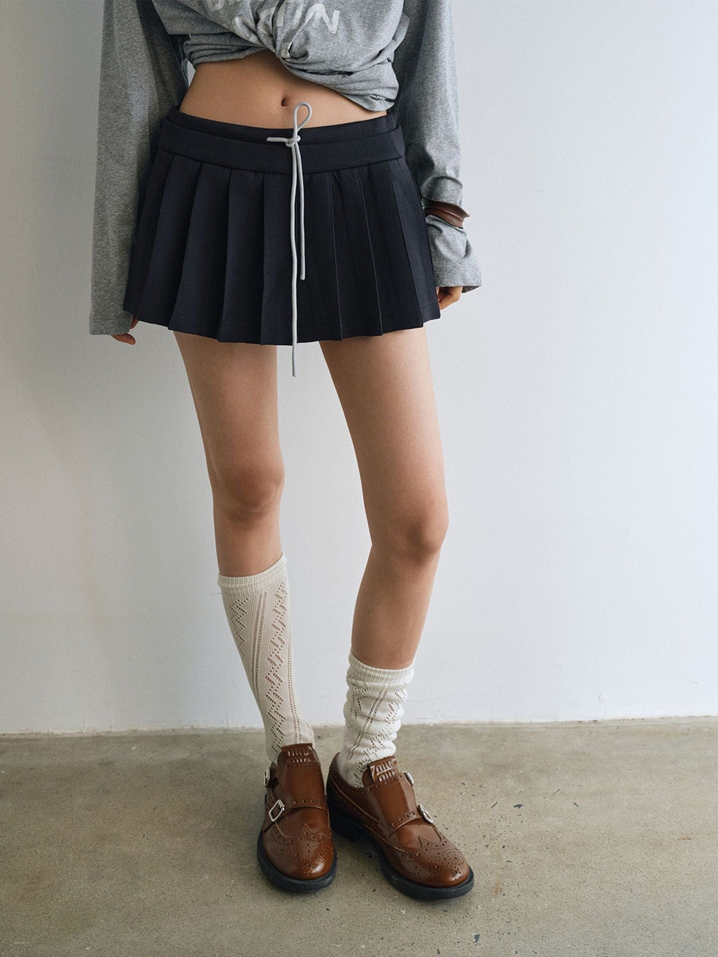 Classic Versatile Pleated Mini Skirt