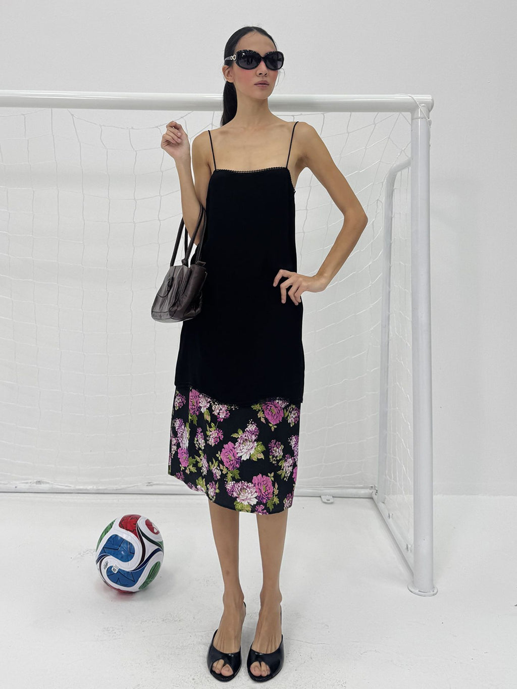 Solid Color Basic Mulberry Silk Sleeveless Minimalist Short Slip Dress