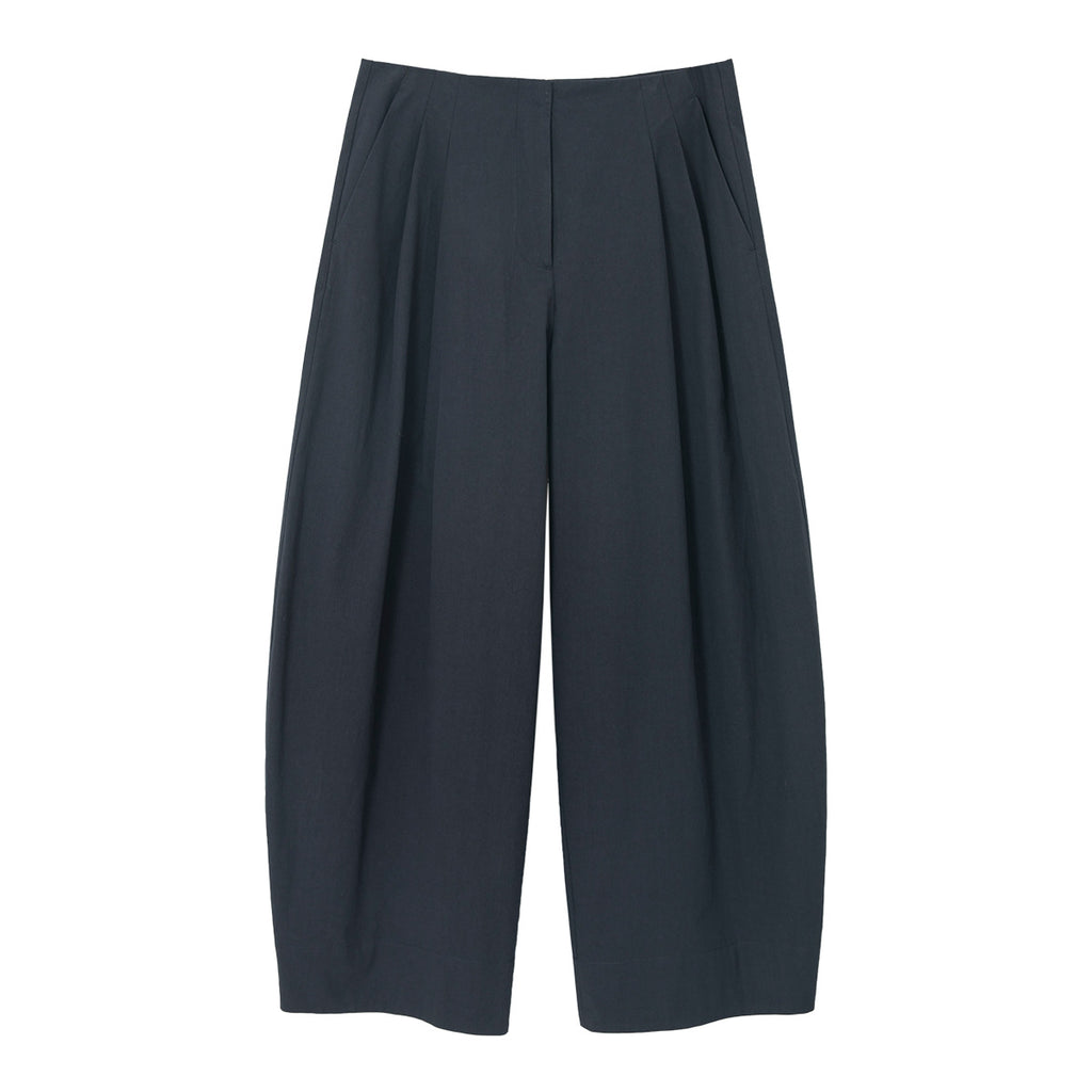 Pleated Wide-leg Baggy Pants
