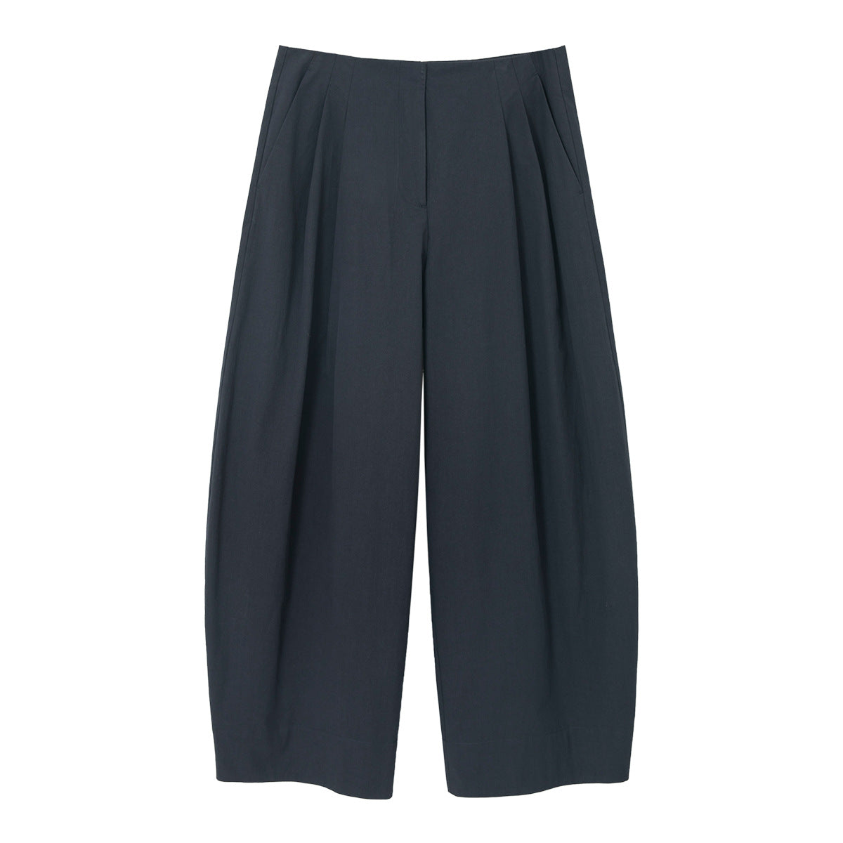 Pleated Wide-leg Baggy Pants