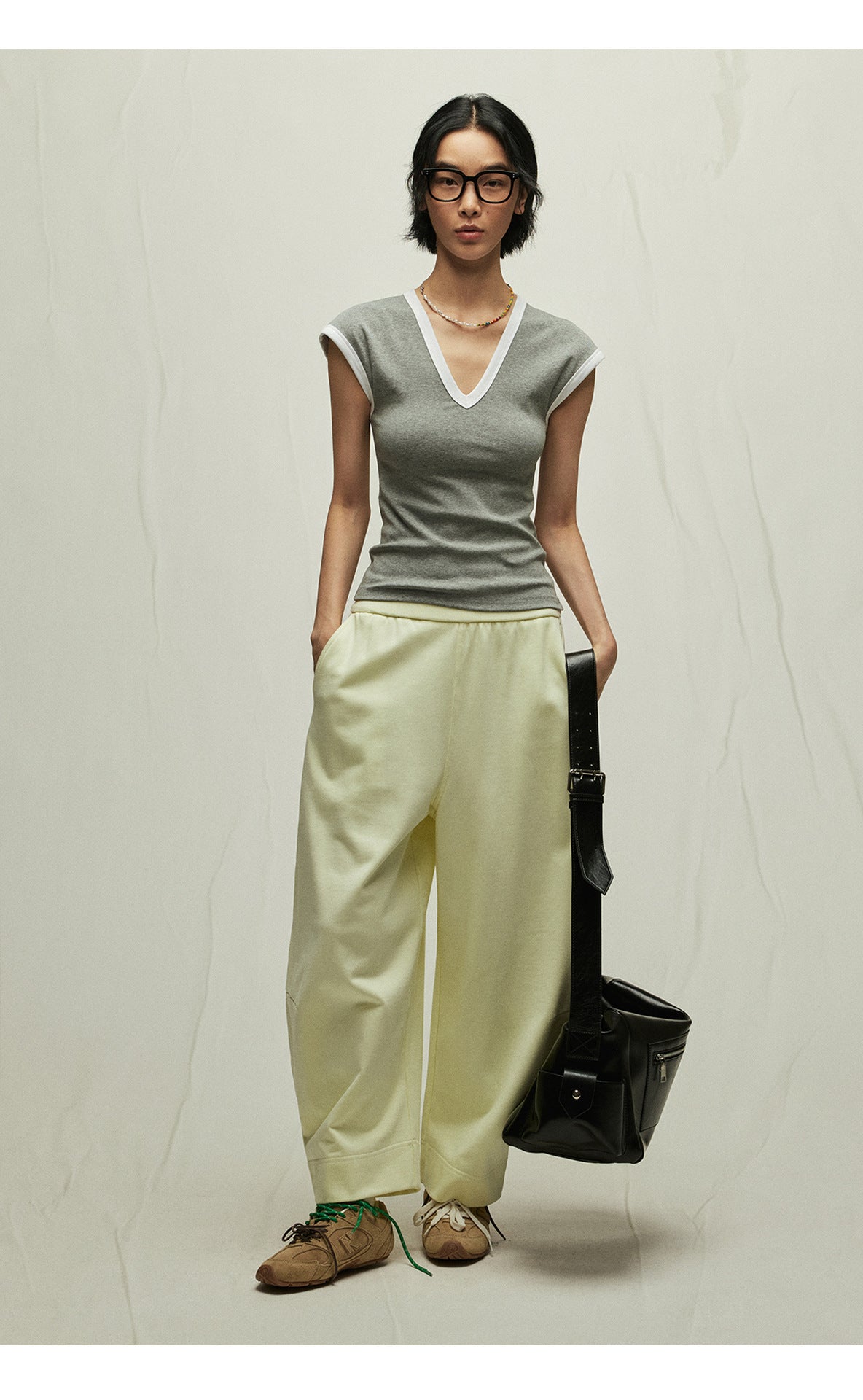 Comfortable Baggy Low-Rise Cotton Sweatpants