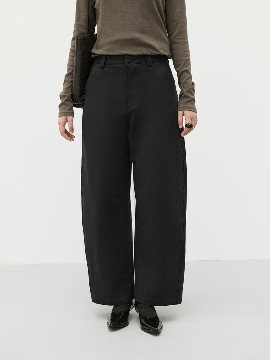 High Rise Barrel Leg Pants
