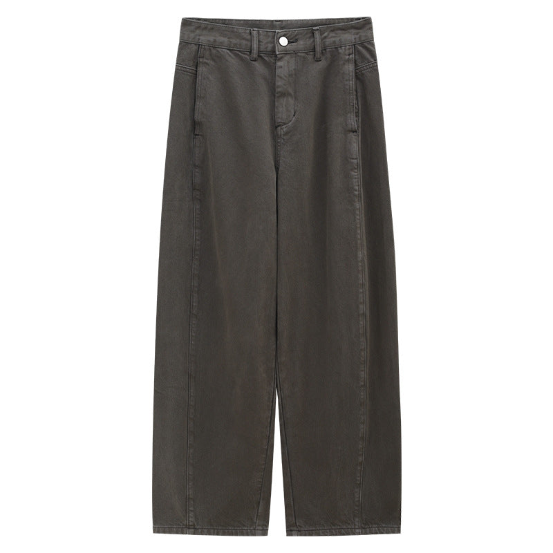 Relaxed Straight Leg Jeans