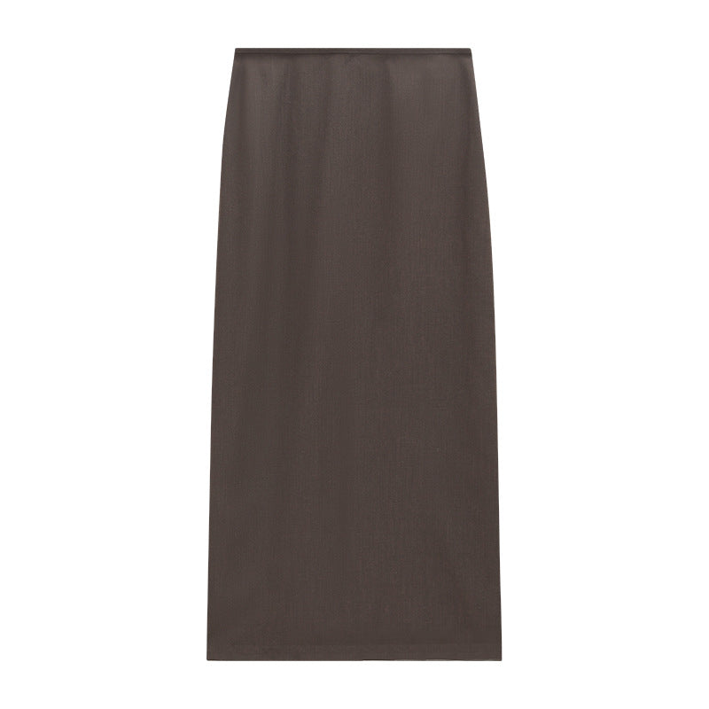 A-line Elegant Maxi Skirt