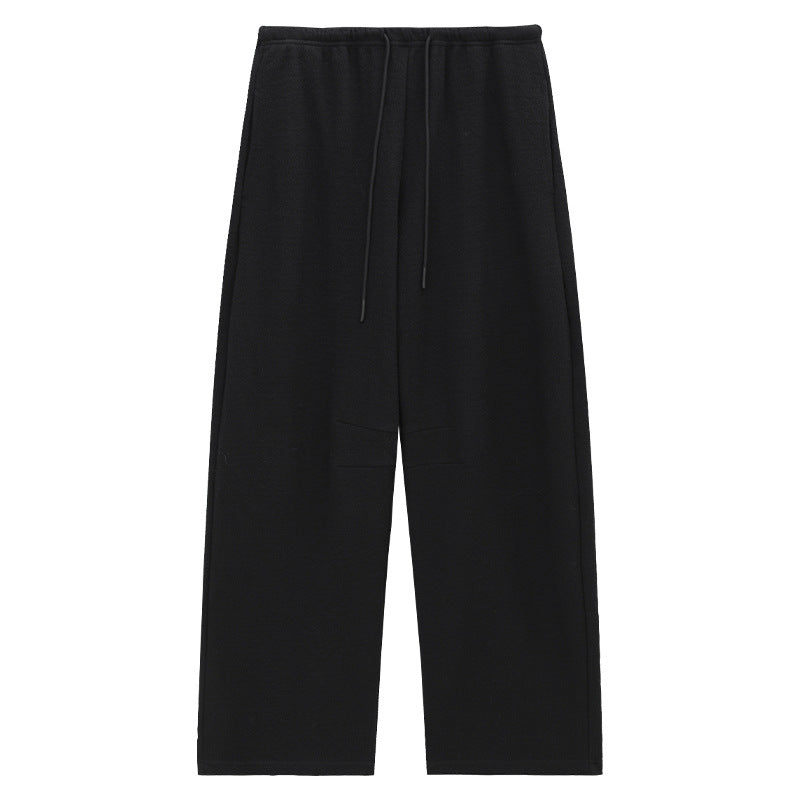 Bouclé Textured Knit Wide Leg Lounge Pants