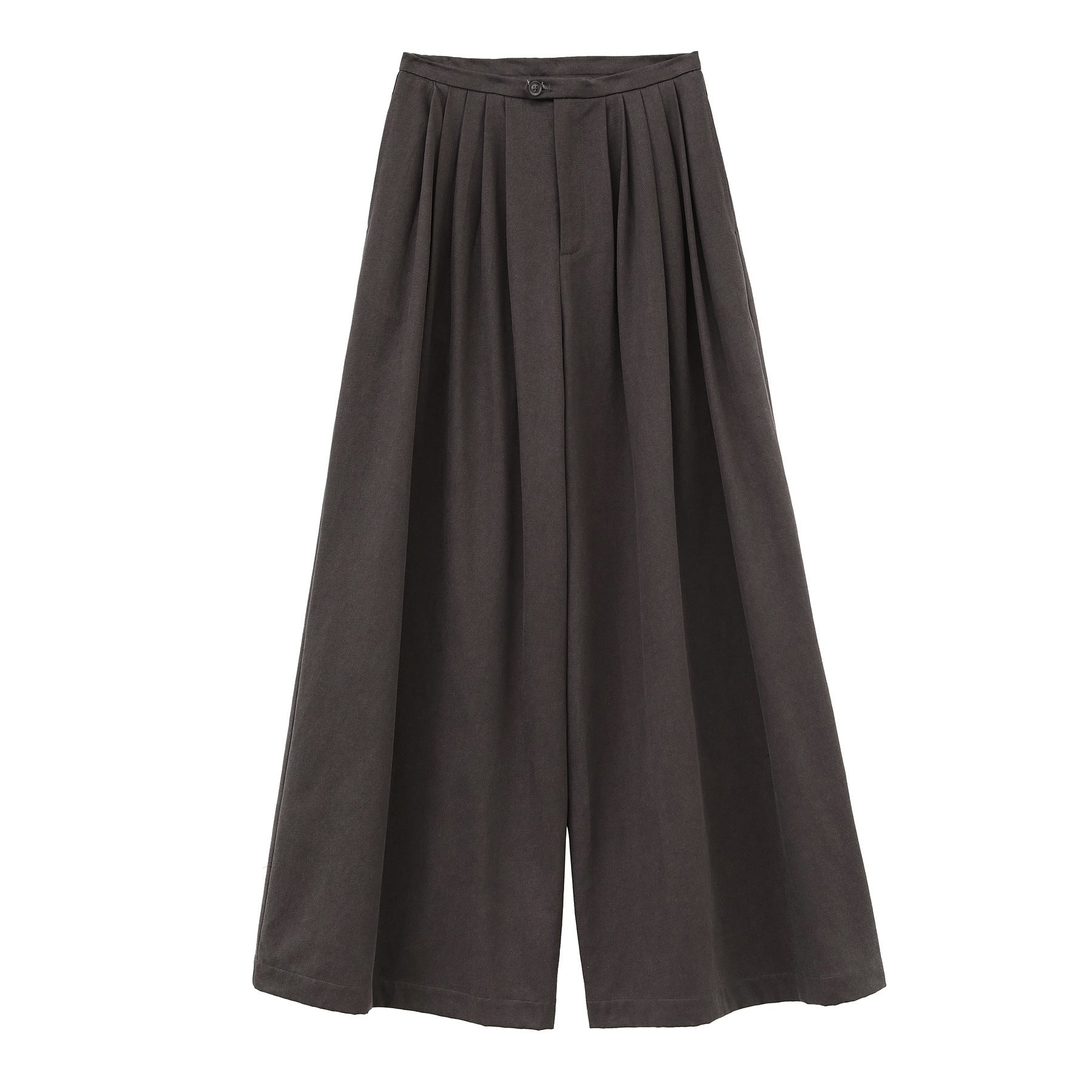 Wide-Leg Drape Pants