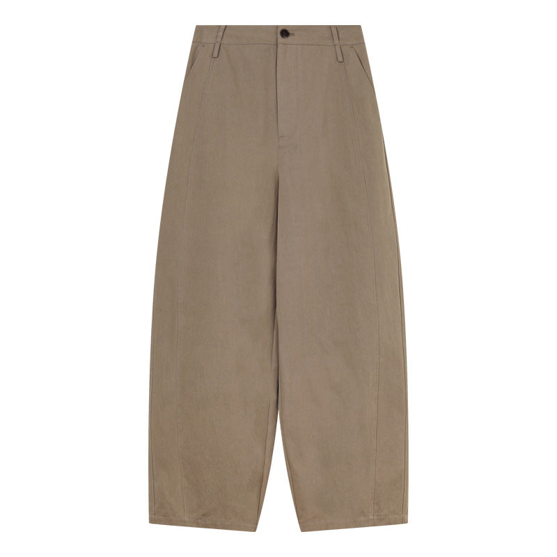 Casual High Waist Straight-Leg Pants