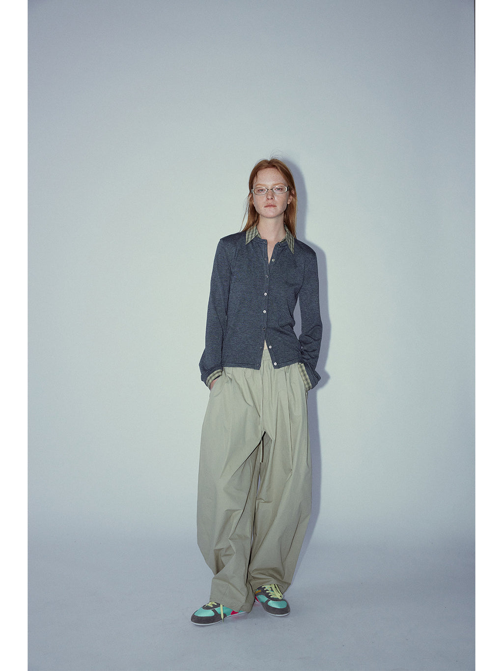 Drawstring Parachute Pants