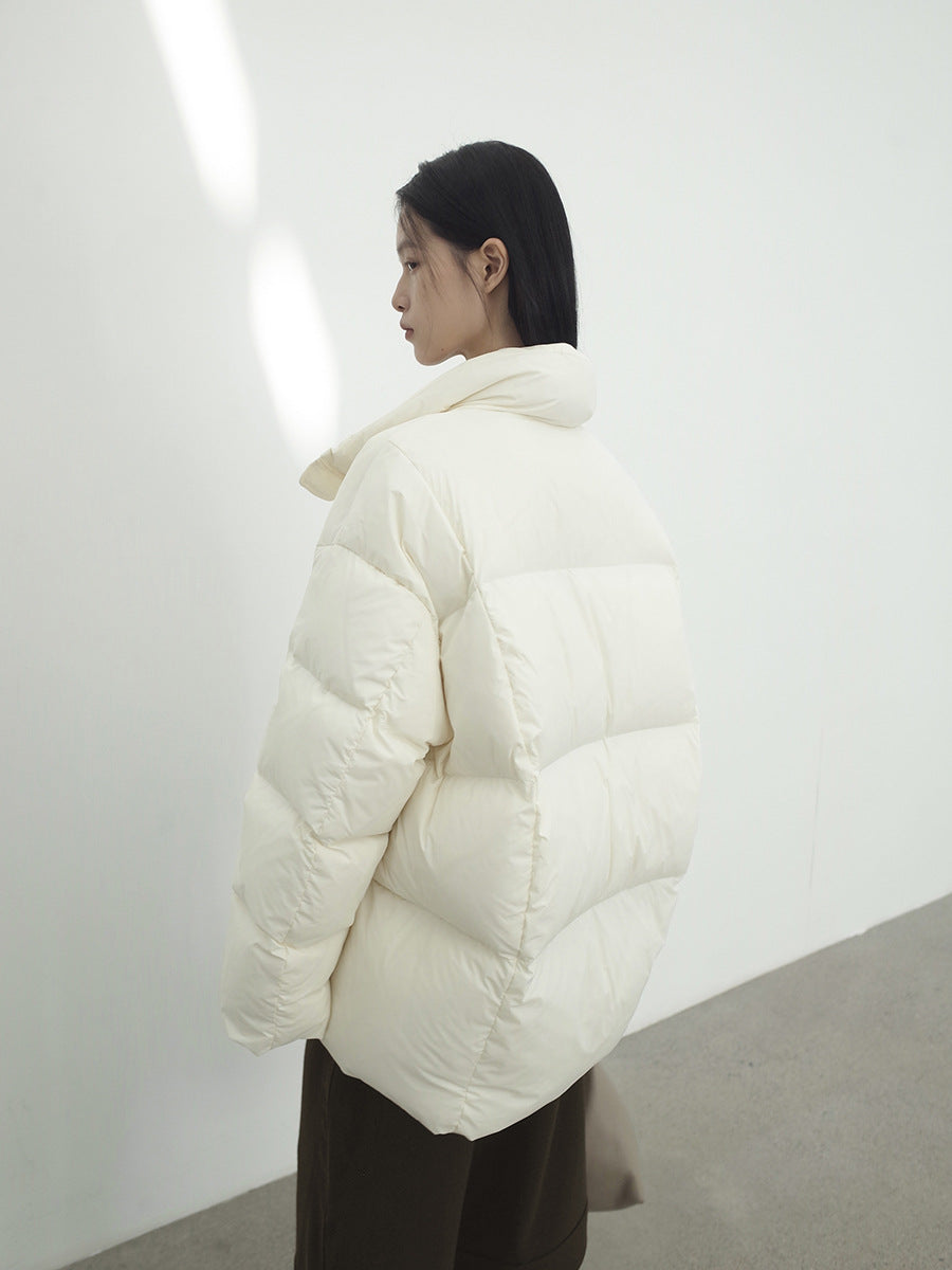 90 White Duck Down Warm Puffer Jacket