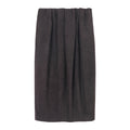 Gathered Balloon Midi Skirt