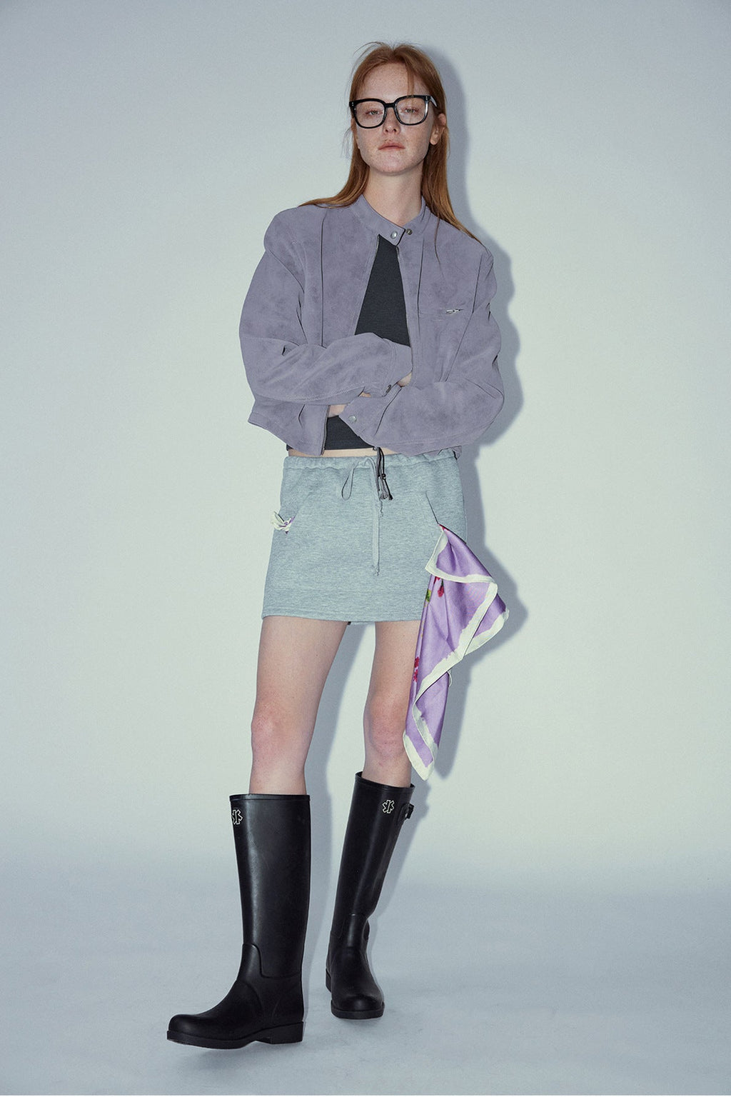Vintage Style Suede Slim Jacket