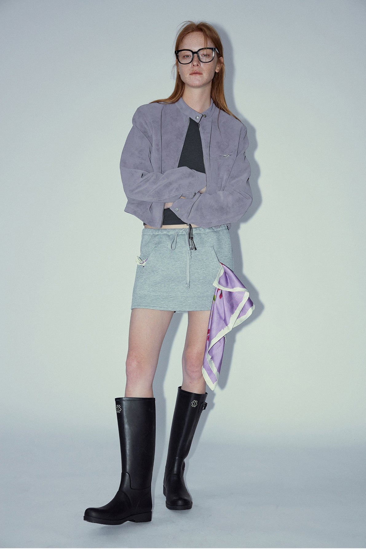 Vintage Style Suede Slim Jacket