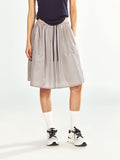 Stylish Sporty Drawstring Waist Sports Midi Skirt